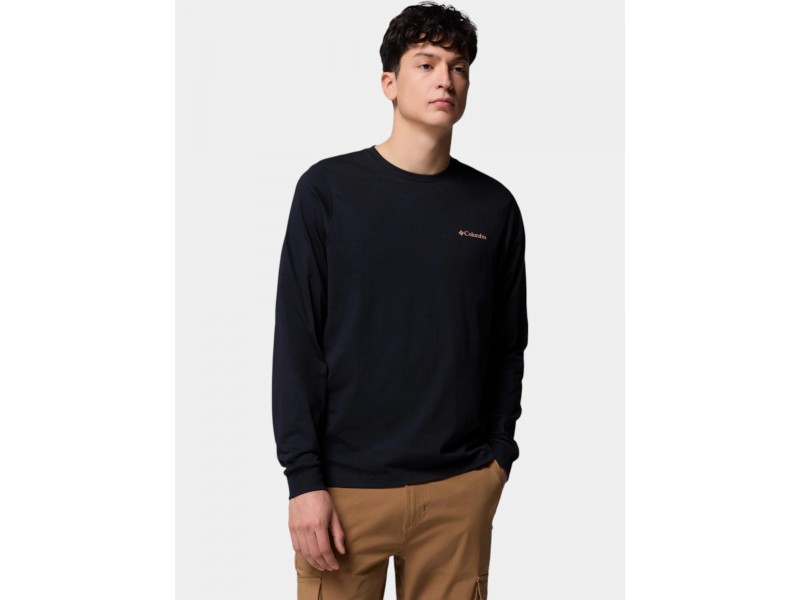 Columbia CSC Seasonal Logo hosszú ujjú póló - fekete
