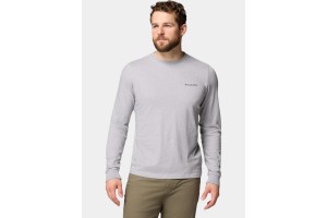 Columbia CSC Logo hosszú ujjú póló (szürke)