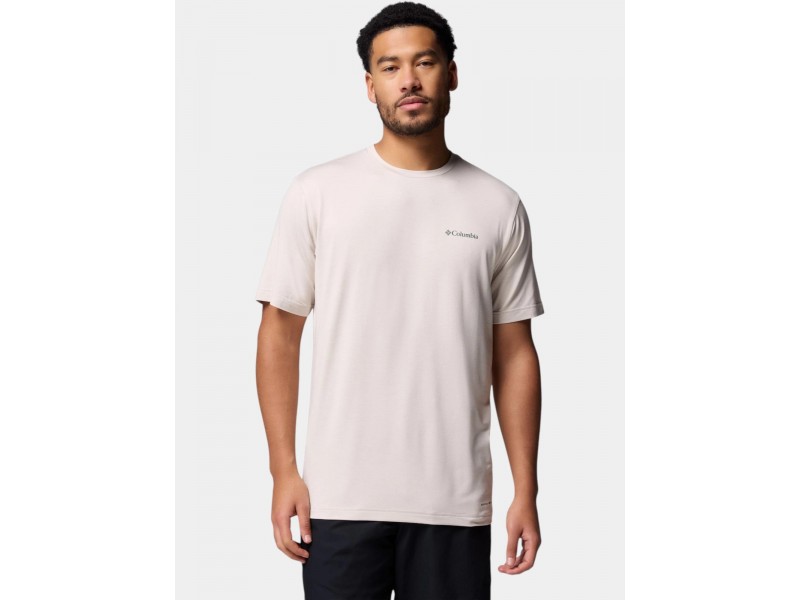 Columbia Kwick Hike Back Graphic férfi póló - dark stone