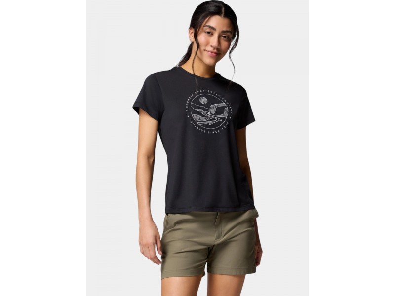 Columbia Sloan Ridge női póló - fekete