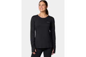 Columbia Sloan Ridge női hosszú ujjú póló - fekete