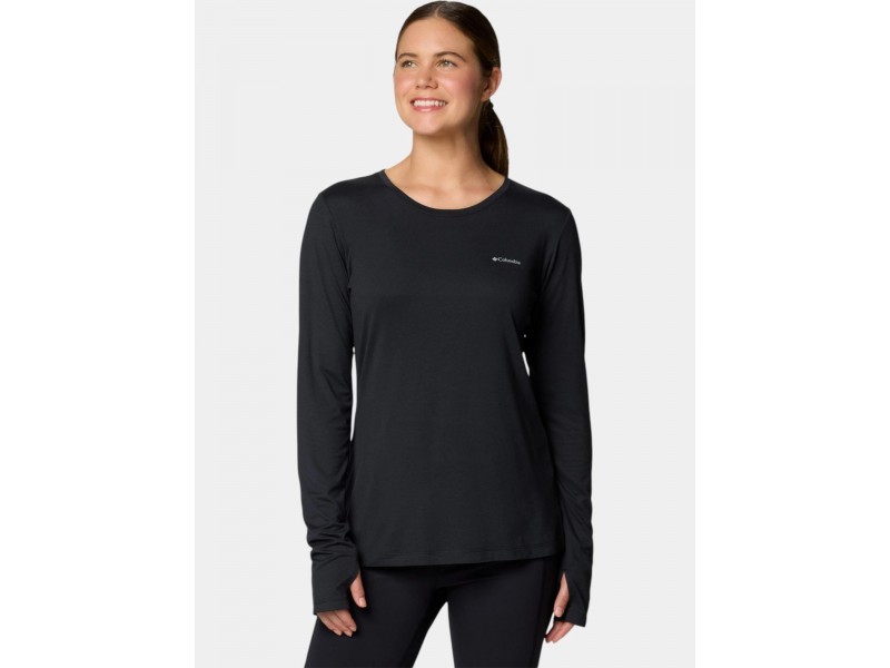 Columbia Sloan Ridge női hosszú ujjú póló - fekete
