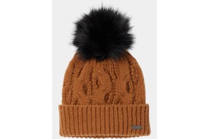 Columbia Boundless Days pomponos kötött női sapka - camel brown