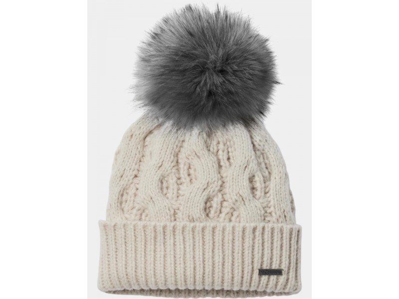 Columbia Boundless Days női pomponos kötött sapka - Dark Stone