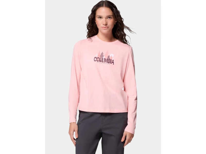 Columbia Ruby Springs női hosszú ujjú póló - pink sand