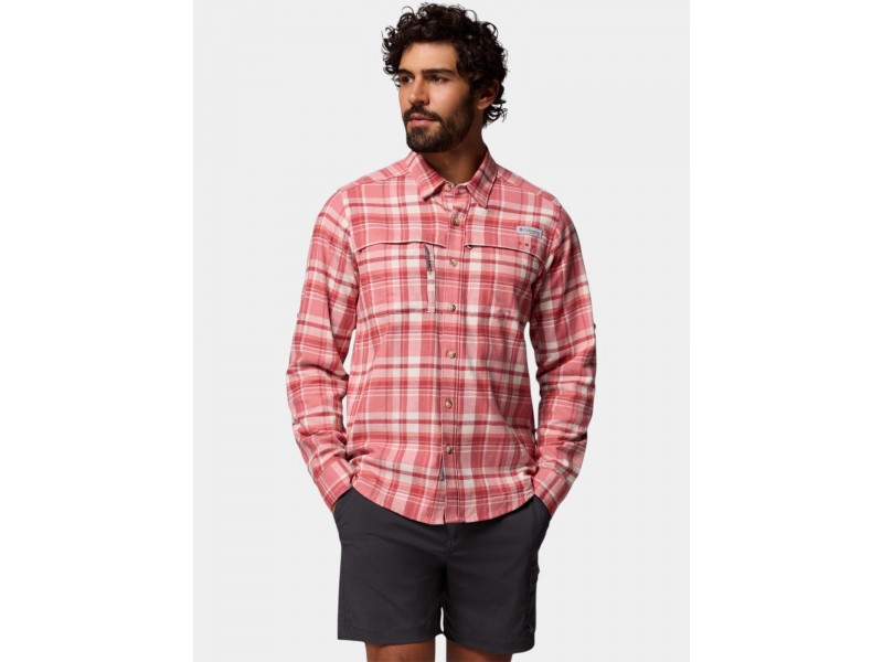 Columbia Wild Cast Flannel Shirt – 654 Rosewood