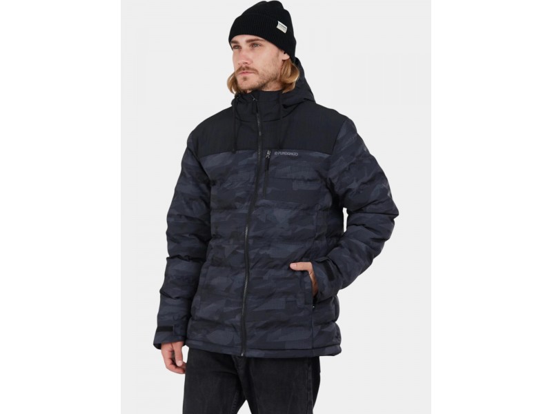 Fundango Passat Padded Jacket - fekete camouflage