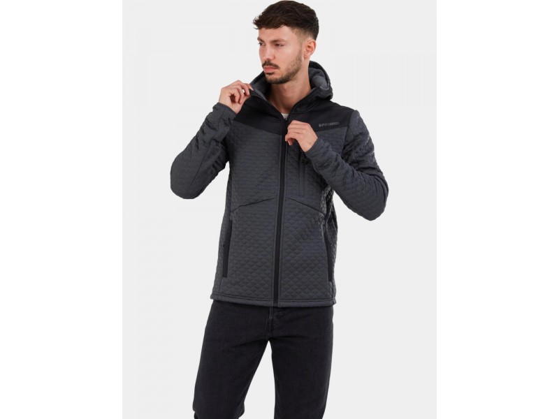 Fundango Ashford bélelt férfi polár, steel szín