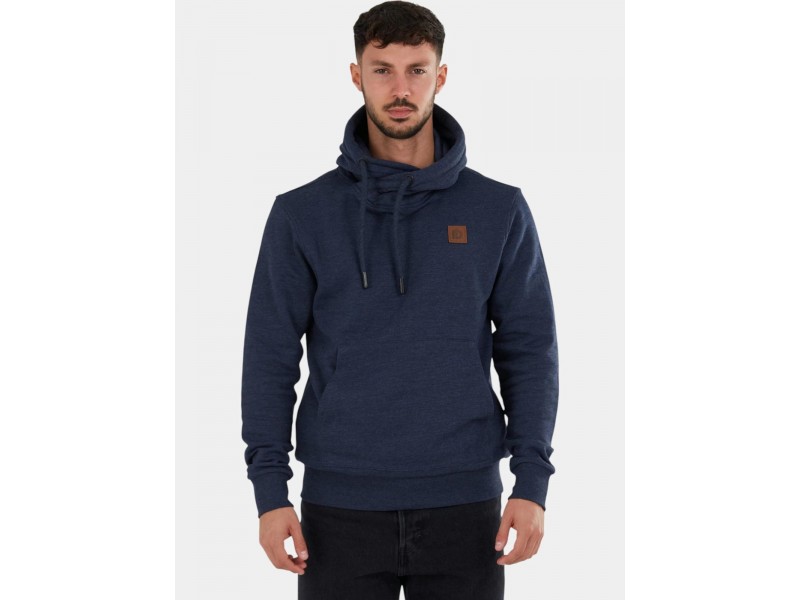 Fundango Conor kapucnis pulóver - kék