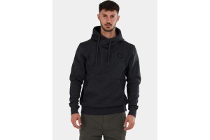 Fundango Conor kapucnis pulóver - fekete melír