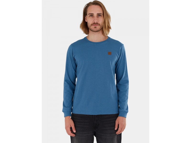 Fundango Justin férfi hosszú ujjú póló (Capri)