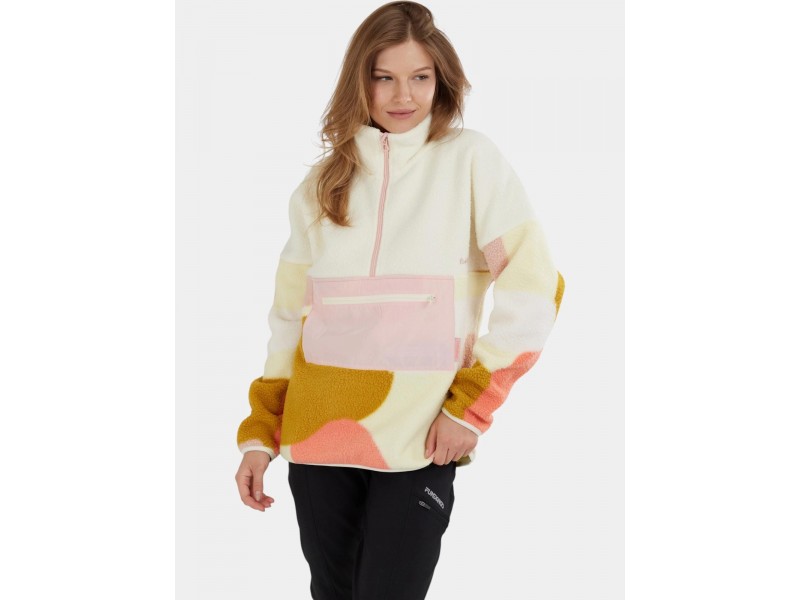 Fundango Riva Hybrid női pulóver — 313 Rose Quartz