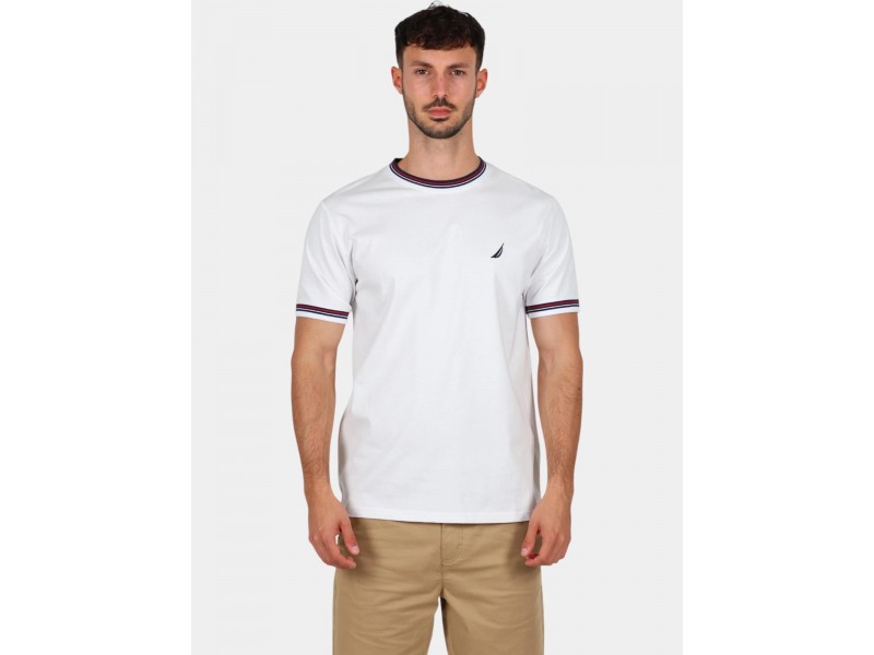 Nautica Orinoco fehér férfi póló - 100% pamut