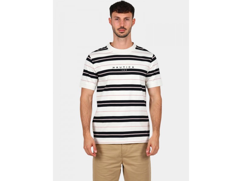 Nautica Covi T-Shirt D férfi 100% pamut - off white