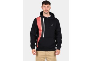 Nautica Finnik férfi kapucnis pulóver - fekete