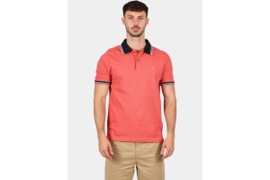 Nautica Bayer férfi póló - Rose Red, 100% pamut