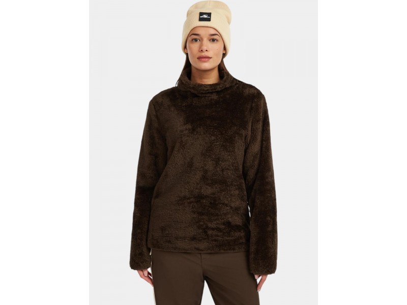 O'Neill FWC Cruz Fuzzy Fleece női pulóver - coffee bean