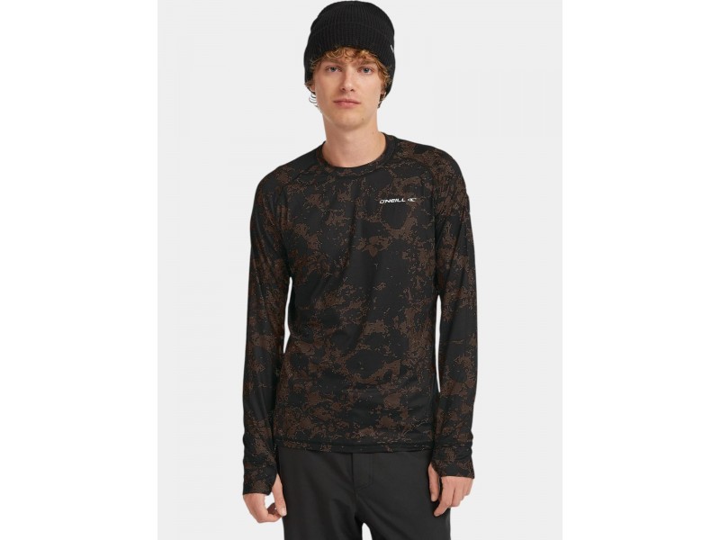 O'Neill Baselayer Top D - férfi aláöltöző fekete/beige