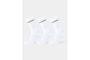 O'Neill unisex sportzokni 3 pár, fehér