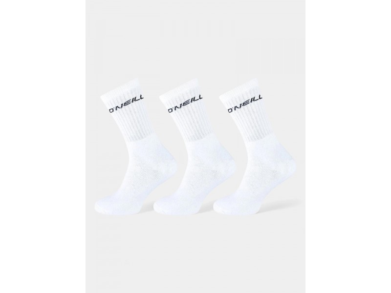 O'Neill unisex sportzokni 3 pár, fehér