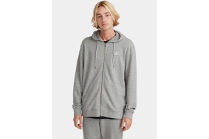 O'Neill Small Logo FZ férfi kapucnis pulóver - silver melé