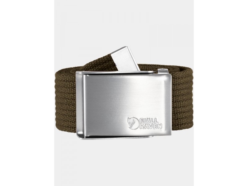Fjallraven Canvas Belt dark olive — férfi öv