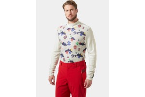 Helly Hansen Lifa Merino férfi 1/2 zip - fehér