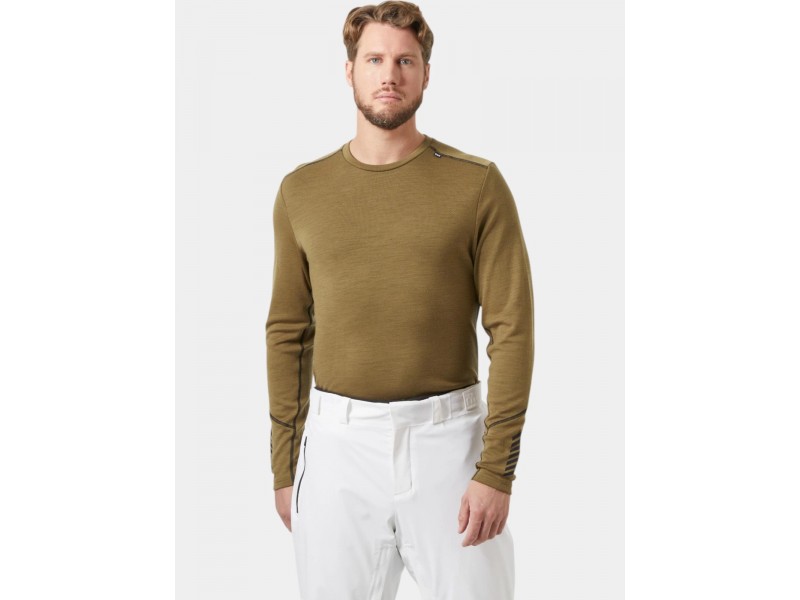 Helly Hansen Lifa Merino Midweight Crew férfi (718 sepia)