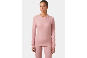 Helly Hansen W Lifa Merino Midweight női aláöltöző - Pink Salt