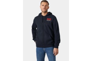 Helly Hansen HH Logo FZ Hoodie férfi - navy