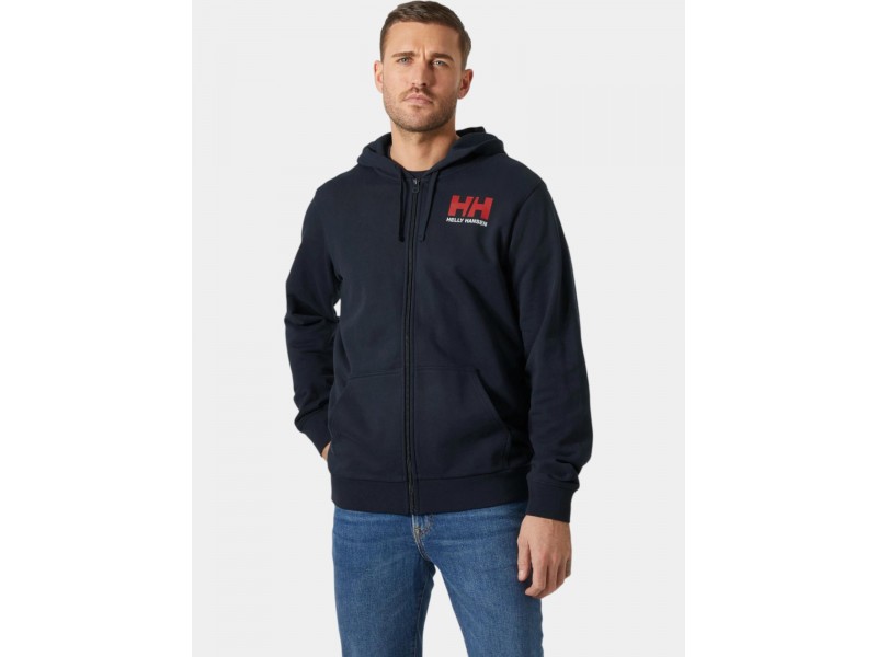 Helly Hansen HH Logo FZ Hoodie férfi - navy