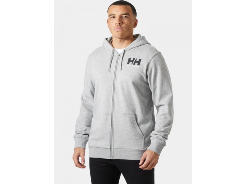 Helly Hansen HH Logo FZ Hoodie - szürke melange