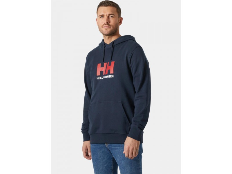 Helly Hansen HH Logo Hoodie 3.0 férfi - navy, 100% pamut