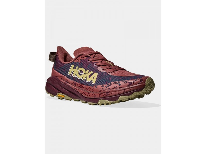Hoka Speedgoat 6 D női - rouge/black
