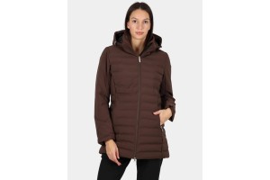 Luhta Ilomantsi női kabát, sötétbarna
