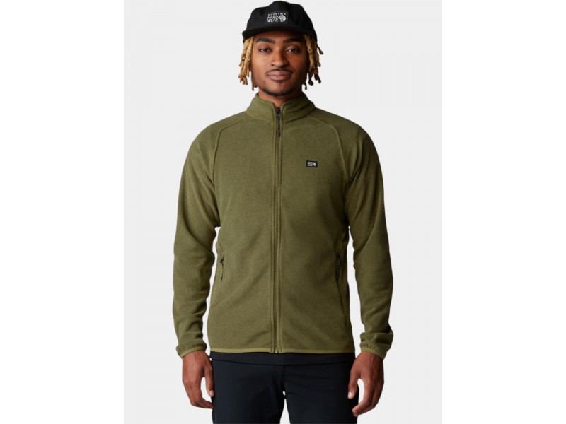 Mountain Hardwear Microchill férfi full zip polár - combat green