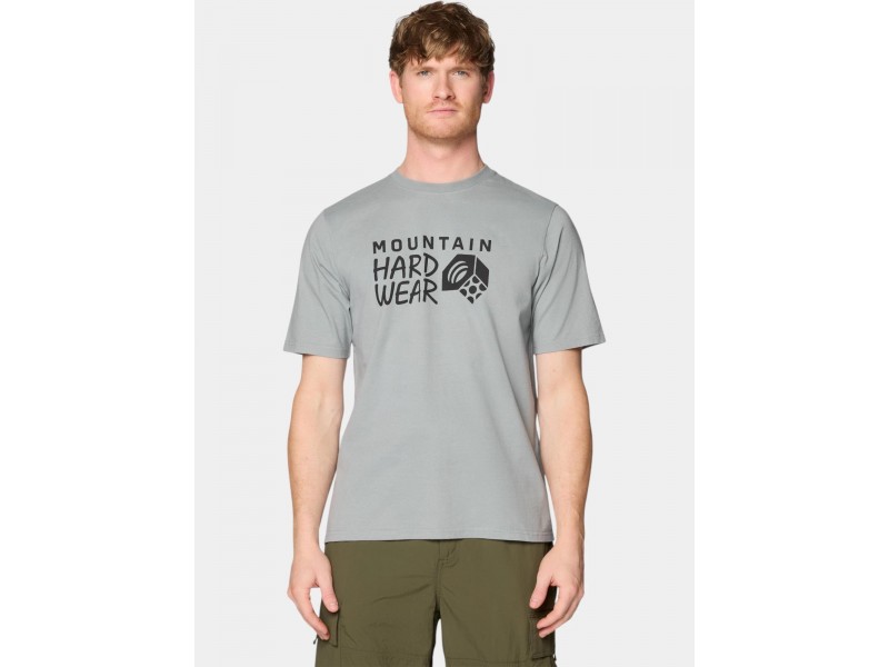 Mountain Hardwear férfi Logo póló - wet stone