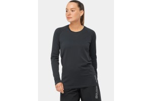 Salomon Sense Aero Seamless Tee W - női mélyfekete