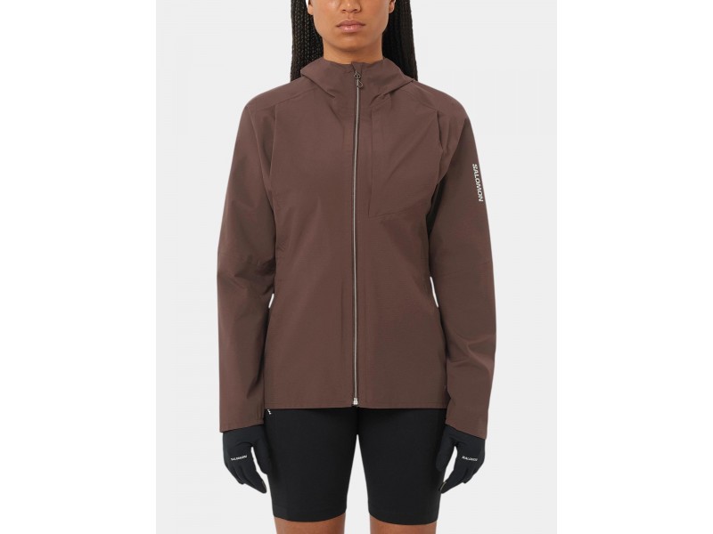 Salomon Bonatti Trail női futódzseki (coffee bean)