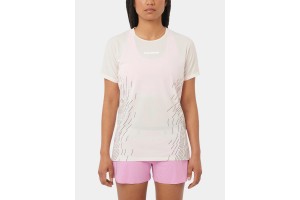 Salomon Sense Aero SS Tee GFX W - fehér női futópóló