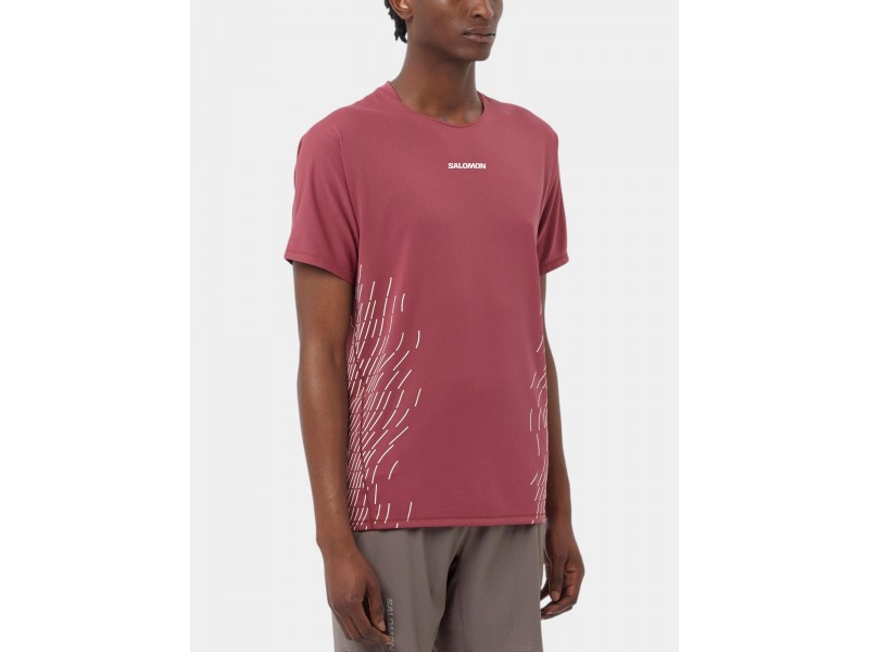 Salomon Sense Aero SS Tee férfi — nocturne/whisper white