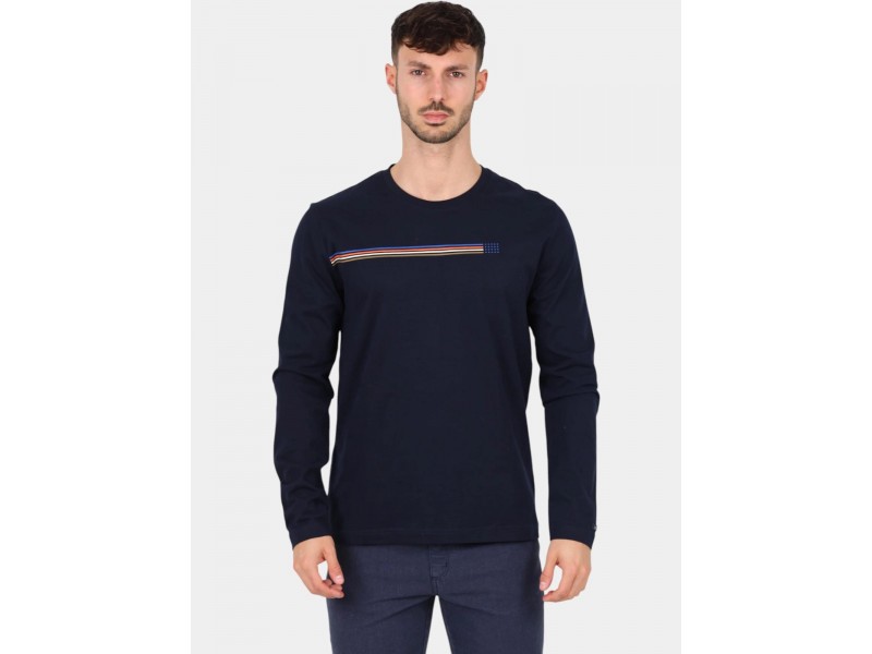 TBS Jonsitee D férfi hosszú ujjú póló – 032-marine