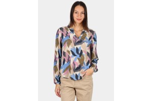 TBS Montymis D női blúz – 100% viszkóz, 117-craie