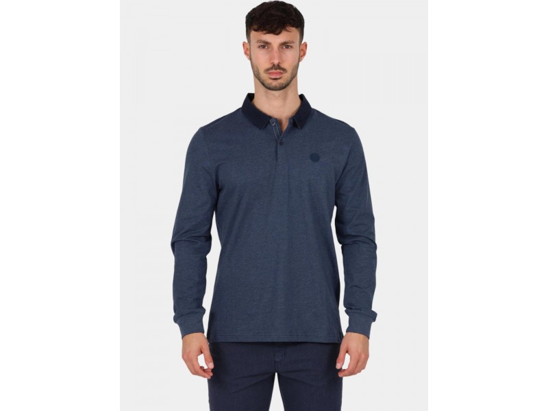 TBS Pekanpol D férfi galléros póló – 032-marine