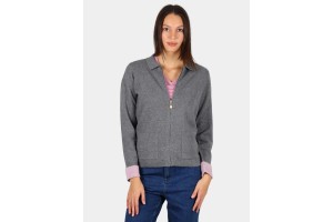 TBS Piaragil D női szürke kardigán