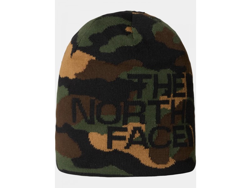 The North Face Reversible Highline Beanie D - fekete camo