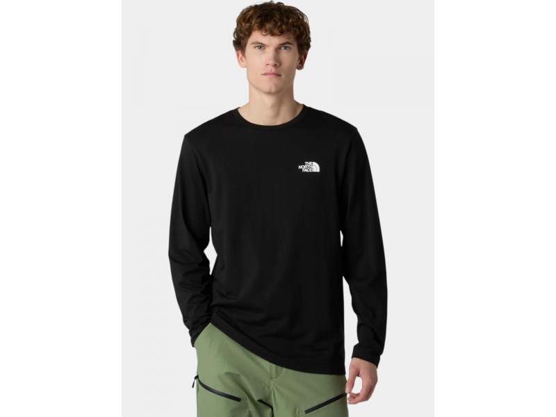 The North Face Simple Dome férfi hosszú ujjú póló - fekete