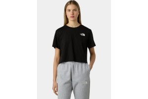 The North Face női Cropped Slim Tee - fekete