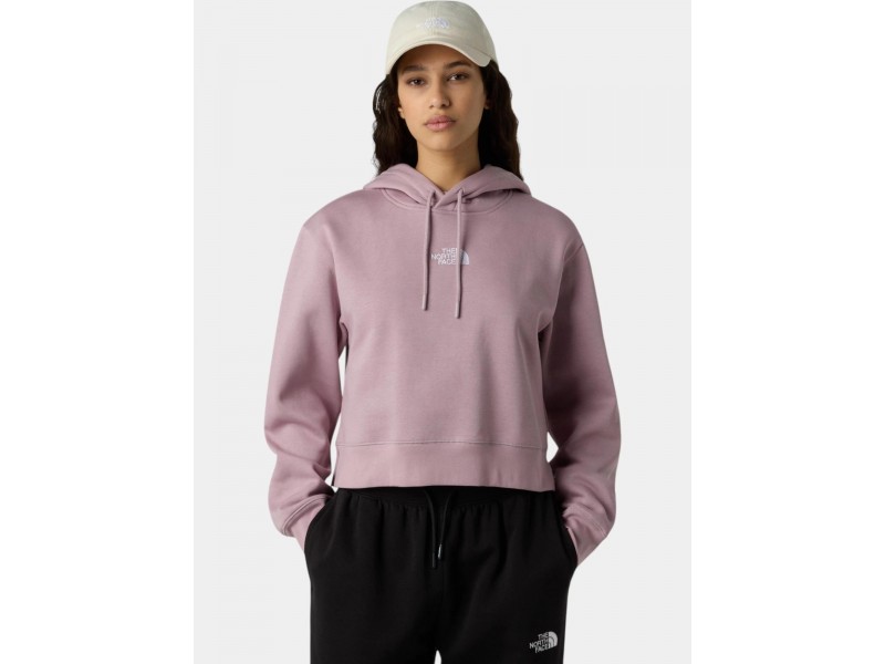 The North Face W Essential Crop Hoodie - d2q ashen purple