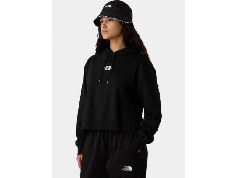 The North Face W Essential Crop Hoodie D - fekete